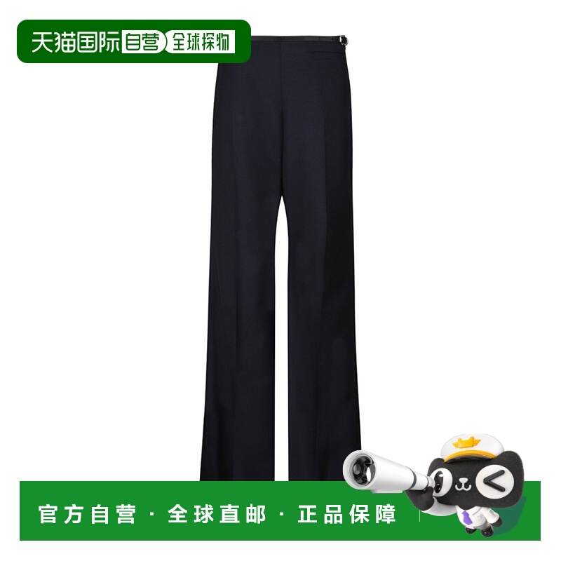 1h可退 GIVENCHY 女士休闲裤 BW513Y100H403 AW2024 蓝色 折痕细
