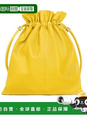 CELINE 女士斜挎包 123662J79GFV5 SS2026 黄色 小号CRYSTAL POUC