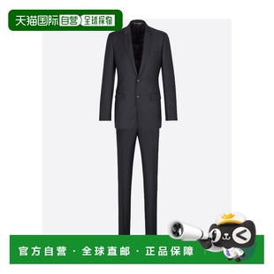 男士 黑色 休闲套装 SS2024 两粒扣西服套 633C720A3226C542 DIOR