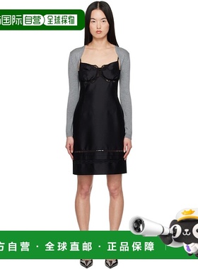 1h可退 潮奢 SHUSHU TONG 女士 黑色 Double-Bodice Bow Sling 连