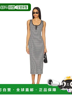 1h可退 潮奢 ANINE BING 女士 Alessia 坦克中长连衣裙 A0210924