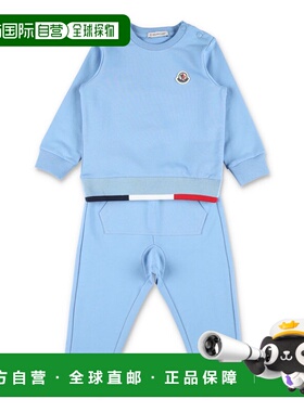 MONCLER 男童套装 8M0000889AEB70Q SS2026 蓝色 SET JOGGING+FLE