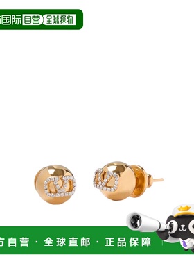VALENTINO 女士耳饰 5W2J0W64YCWMH5 CO 黄色标志耳饰 VLOGO耳钉