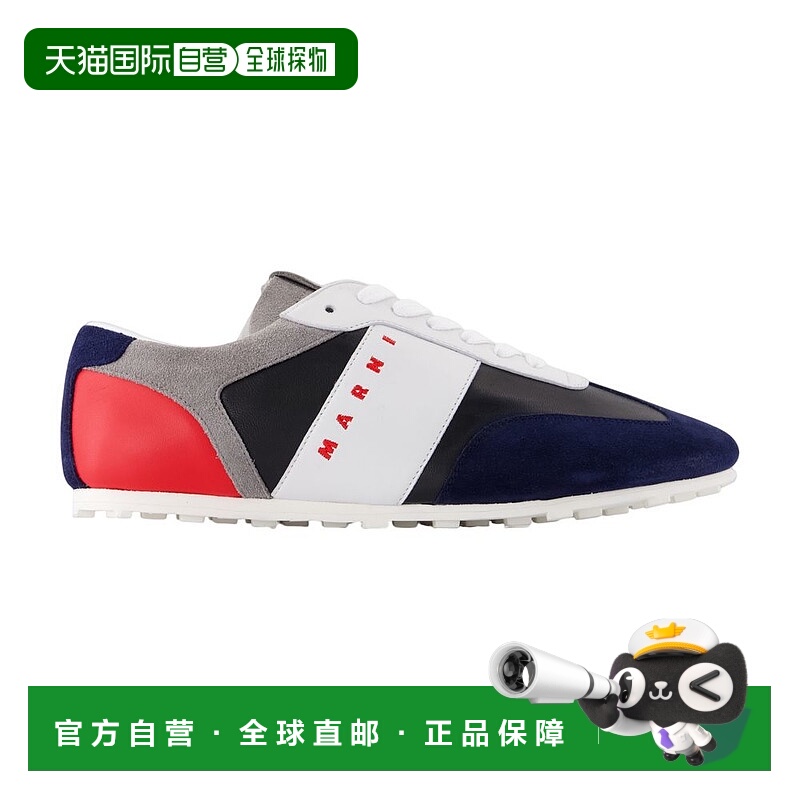 1h可退 MARNI 男士运动鞋 SNZU019100P9097ZP007 AW2025 白色