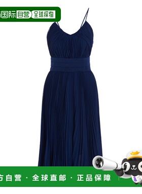 1h可退 MAX MARA 女士连衣裙 CLARINO050 SS2023 蓝色