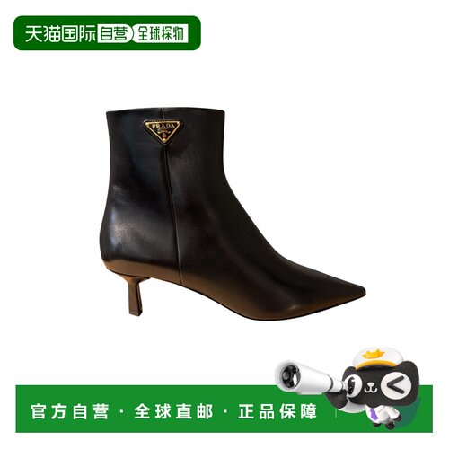 PRADA 女士靴子 1T217OF055070F0002 AW2025 黑色 LEATHER POINTE
