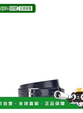 HOGAN 男士腰带 KFMC00N1100TN77D46 AW2024 黑色皮带