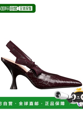 DIOR 女士高跟鞋 KCV440PDES16V AW2025 深棕色女鞋皮鞋