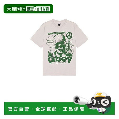 潮奢 Obey 男士 Don't Waste It T恤 166913986