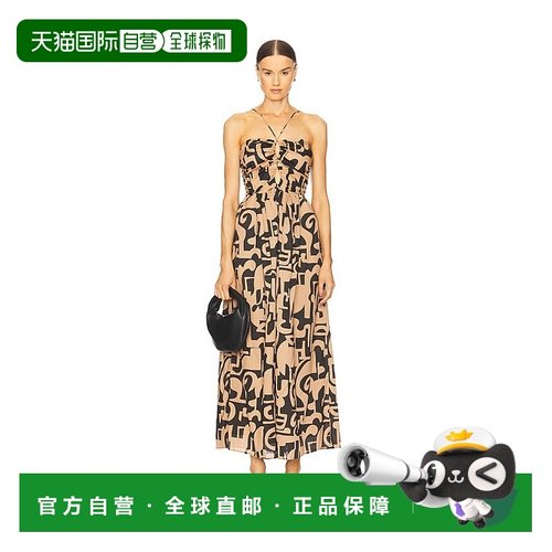 1h可退 潮奢 Rails 女士 Silvia 中长连衣裙 649A177C7680