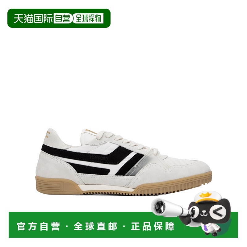1h可退 TOM FORD 男士运动鞋 J1348LCL396NWHITE AW2024 白色