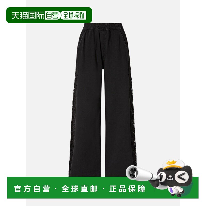 PINKO 女士休闲裤 106422A33UZ99 SS2026 黑色 Trousers - 天猫国际探物中国香港出品