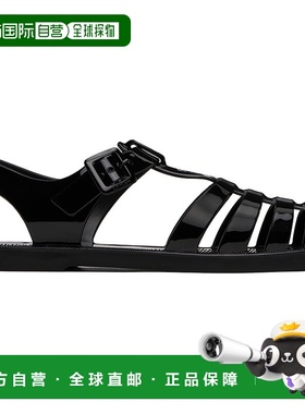 1h可退 潮奢 off-white 女士 黑色 Arrow PVC 凉鞋 OWIH05ES25MAT