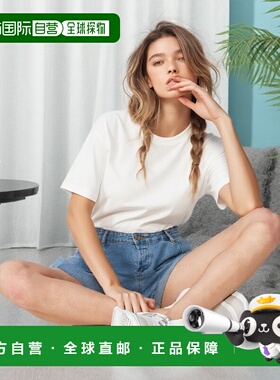 潮奢 Alaia 女士 T恤 AA9I0003J010A white白色 舒适时尚