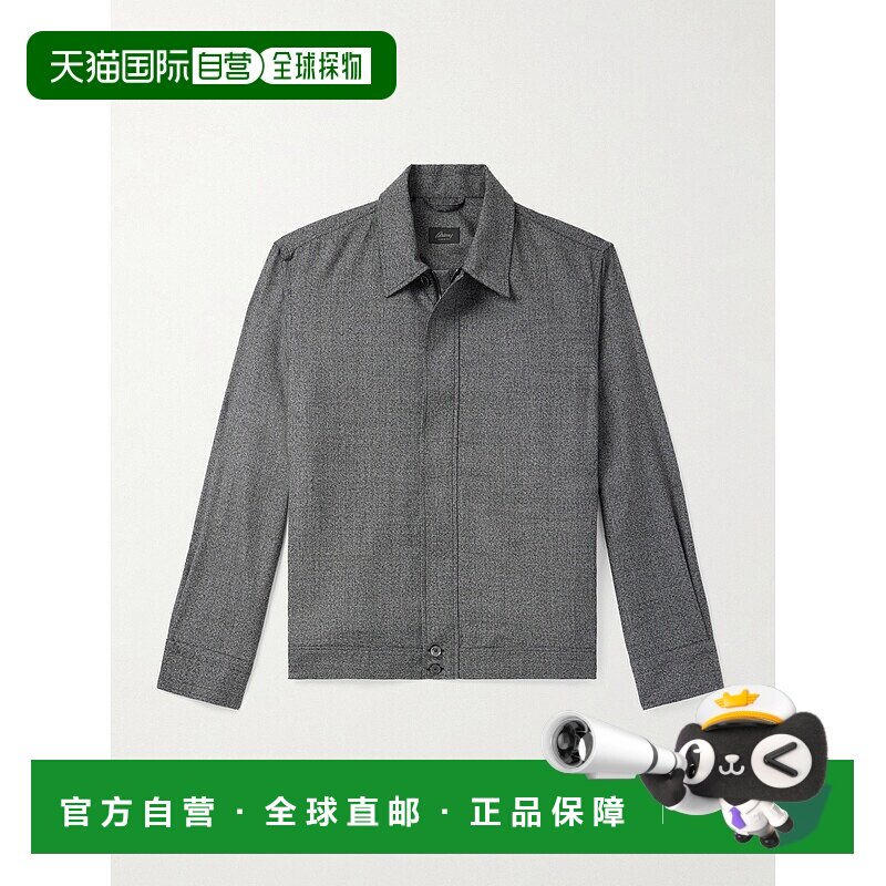 1h可退 潮奢 Brioni 布里奥尼 男士 羊毛衬衫式夹克 SCGRO9A52110