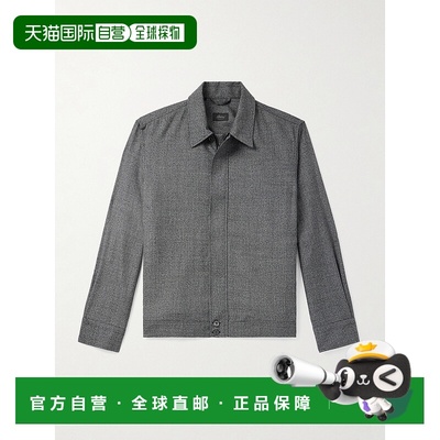 1h可退 潮奢 Brioni 布里奥尼 男士 羊毛衬衫式夹克 SCGRO9A52110