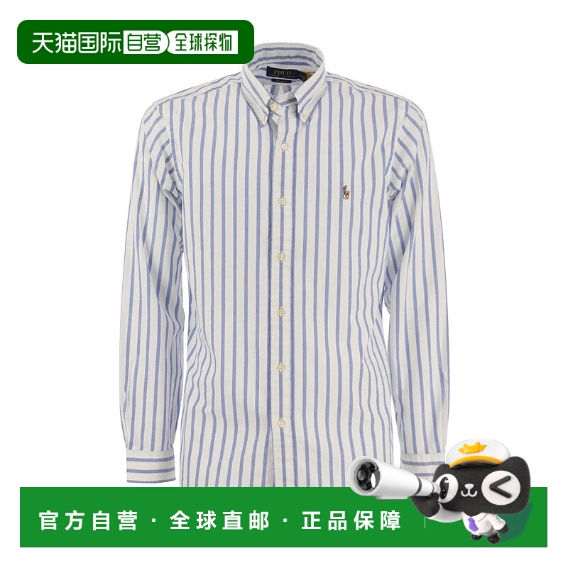 1h可退 POLO RALPH LAUREN 男士衬衫 710906622001 CO 白色长袖