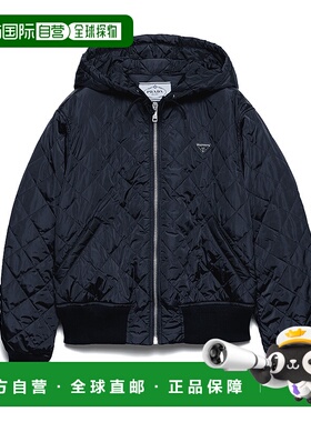 PRADA Prada 女款深蓝色菱形格休闲夹克29C265 1WQ9 F0008服裝29C