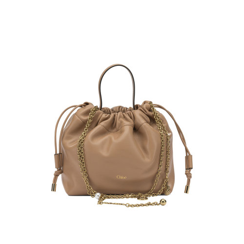 CHLOÉ 女士单肩包 CH26UP789R1226X SS2026 浅棕色 