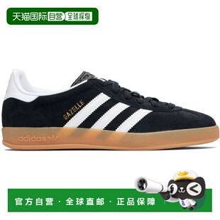 1h可退 潮奢 Adidas 男士 黑色 Gazelle Indoor 运动鞋 JI2060