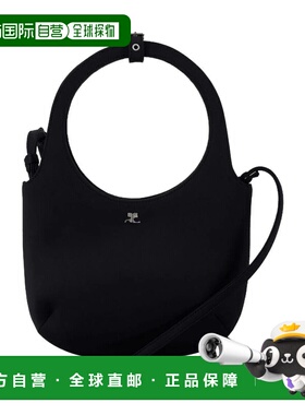 COURREGES 女士单肩包 225GSA102PL0084 SS2025 黑色