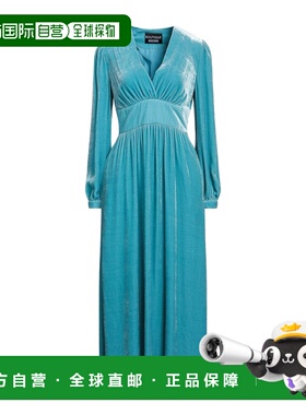 1h可退 潮奢 moschino 女士 中长连衣裙 blue蓝色 舒适时尚