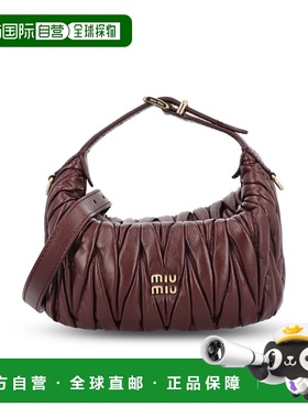 1h可退 潮奢 Miu Miu 缪缪 女士 Bags 栗色手提包 5NE026AFPP