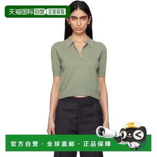 女士 绿色 KNJP2547针织衫 潮奢 衫 Arch4 Polo 1h可退 Caitlin