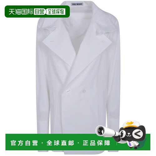 ISSEY MIYAKE 女士衬衫 IM68FJ03801 AW2026 白色【付后1h可退】