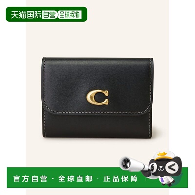 1h可退 COACH 女士卡包 100167125313000 CO 黑色 Wallet ESSENTI