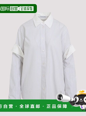 ACNE STUDIOS 女士衬衫 AC0727DIF SS2025 白色 翻领长袖衬衫
