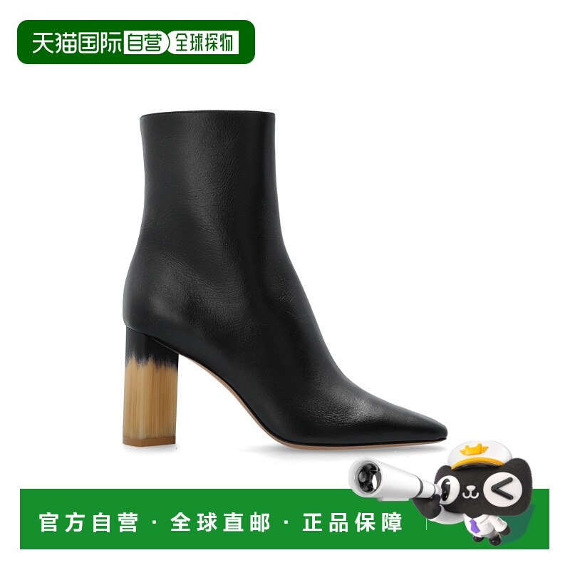 1h可退 CHLOÉ 女士高跟鞋 CHC25S07XQJ001 SS2025 黑色 Chloe Boo