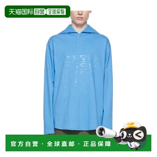 WDTT122554UBL SS2022 蓝色 WE11DONE Polo衫 T恤 棉质长袖 男士