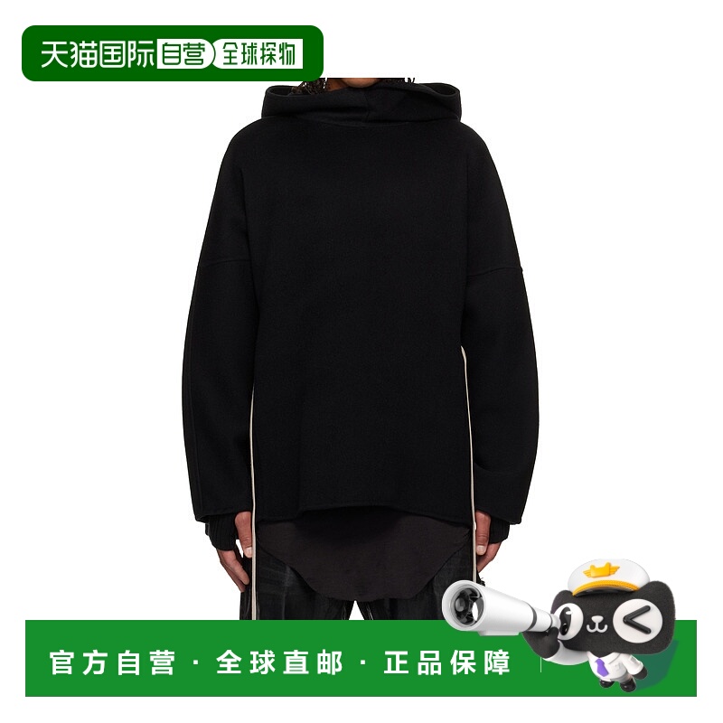 RICK OWENS 男士卫衣 RR02E1502DWS09 AW2025 黑色