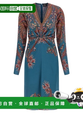 1h可退 ETRO 女士连衣裙 WRHA027199SP4G4X0883 AW2025 蓝色