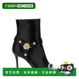 黑色 BALMAIN AW2024 DN1TE012LVIT0PA Eva高跟短靴 女士高跟鞋