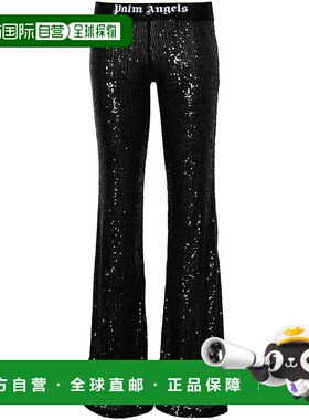 PALM ANGELS 女士休闲裤阔腿裤 AW2024 PWCA101F24FAB0031010