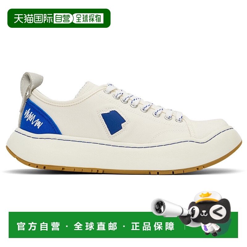 1h可退 潮奢 ADER Error 男士 白色 Log CANV 运动鞋 BMADFYSN010