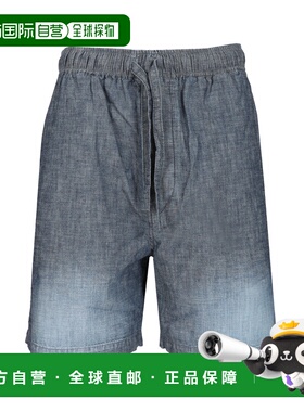 LOEWE 男士短裤 H526Y11W958438 AW2025 蓝色 Cotton Shorts