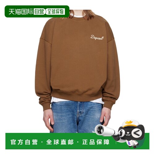 DSQUARED2 男士针织衫 S74GU0930D25029CHOCOLATE卫衣