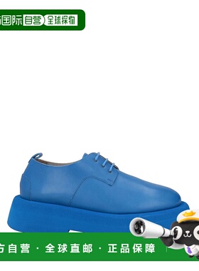 1h可退 潮奢 Marsell 女士 绑带鞋 blue蓝色 舒适时尚女鞋厚底鞋