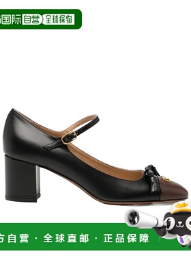 VALENTINO 女士高跟鞋 WS0NE1DDTBXV AW2025 黑色 徽标高跟鞋单鞋