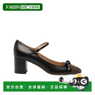 AW2025 WS0NE1DDTBXV 黑色 徽标高跟鞋 VALENTINO 单鞋 女士高跟鞋