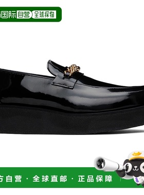 1h可退 潮奢 Ernest W. Baker 男士 黑色 Chain Creeper 乐福鞋 F