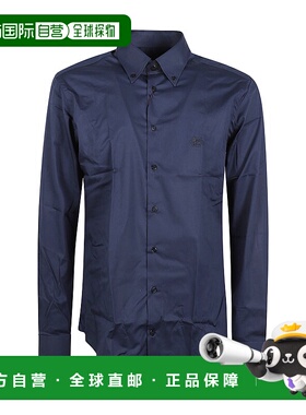 1h可退 ETRO 男士衬衫 MRIB0006AV607B0339 SS2025 蓝色 长袖衬衫