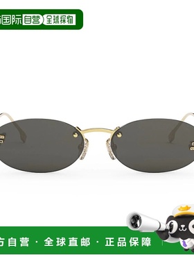 FENDI 女士眼镜 12S44HU0A9892 SS2025 金色 Fendi First Crystal