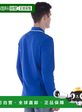 KENZO 男士T恤 4BA5PO101BLUBLUE SS2022 蓝色 刺绣polo衫男装