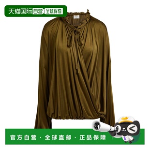 1h可退 潮奢 Saint Laurent 圣罗兰 女士 上衣 green绿色 舒适时