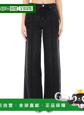 ISABEL MARANT 女士牛仔裤 PA0266FBB1H09I01BK SS2024直筒裤