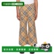 巴宝莉 潮奢 1h可退 Check Burberry 驼色 儿童长裤 女童 Cotton